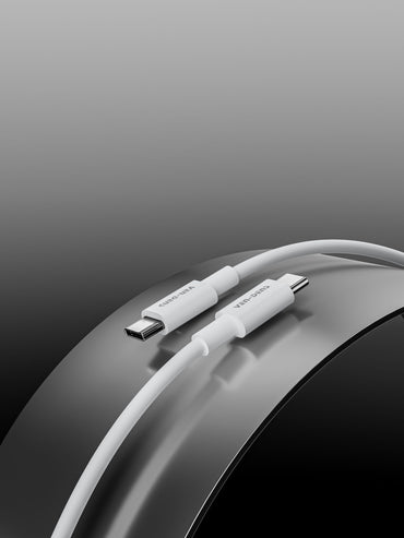 VD-DCR04 Separate packing Yüksek kaliteli 27W USB-C - Lightning Beyaz/Siyah 1 Metre PVC Veri Kablosu