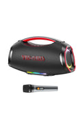 Vendens VD-SPK027S Taşınabilir Bluetooth Hoparlör, 12000mAh Pil, Kablosuz Mikrofonlu, 20 Saat Kullanım, Bluetooth 5.3, Parti ve Karaoke Ses Sistemi