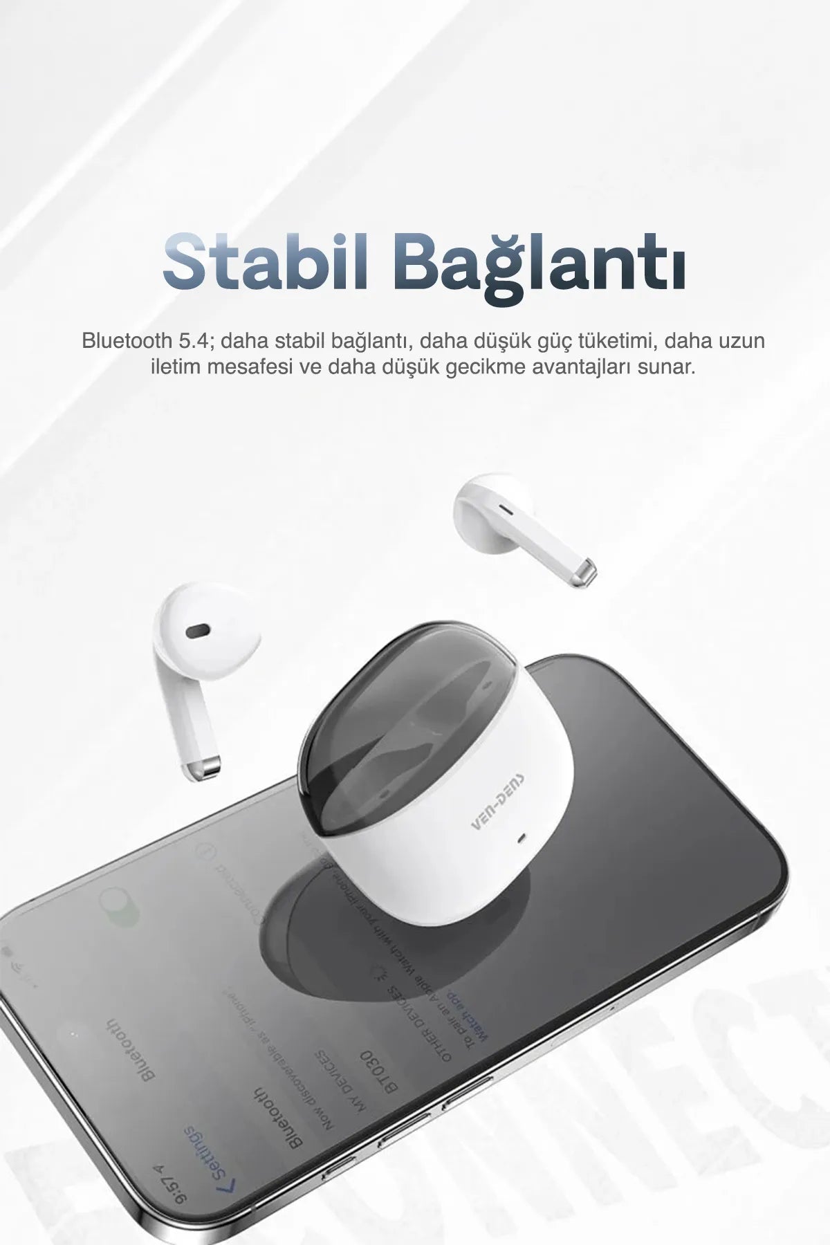 Vendens VD-BT030 Bluetooth Kulaklık - Kablosuz Kulak İçi Kulaklık
