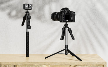 VD-SS09 Toptan Fiyat Yüksek Kalite ABS+alüminyum Alaşımlı Katlanabilir Uzatılabilir, Tripod ve Bluetooth Uzaktan Kumandalı 360° Döndürülebilir Selfie Çubuğu