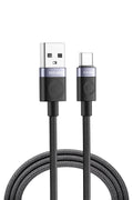 Vendens VD-DCM03 USB-A'dan USB-C'ye Örgülü 18W Type C Şarj Kablosu 1m, 2m, 3m