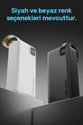 Vendens VD-PB062 30000mAh 22.5 What Hızlı Şarj Powerbank, Dahili Type-C ve Lightning Kablo