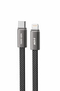 Vendens VD-DC22CL 60W Type-C to Lightning Hızlı Şarj Kablosu, Örgülü, iPhone Uyumlu