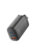 Vendens SP-TC92UG 65W PD GAN Teknoloji Hızlı Şarj Adaptörü, 2x USB-C + USB-A, AB İngiltere ABD Priz Uyumlu