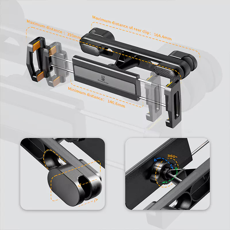 VD-HD023 Çocuklar için arabada kullanılabilen, yüksek kaliteli ve zarif 360° dönebilen koltuk arkalığı tutucu aparatı.