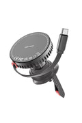 Vendens VD-WLC017 Magsafe Kablosuz Araç Telefon Şarj -Tutucu 15W Hızlı Şarj Qi Uyumlu Siyah