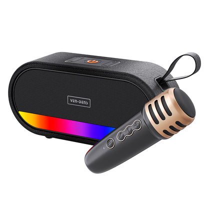 Vendens VD-SPK009 LED Ambiyans Işıklı Bluetooth Hoparlör - 30 Saat Batarya