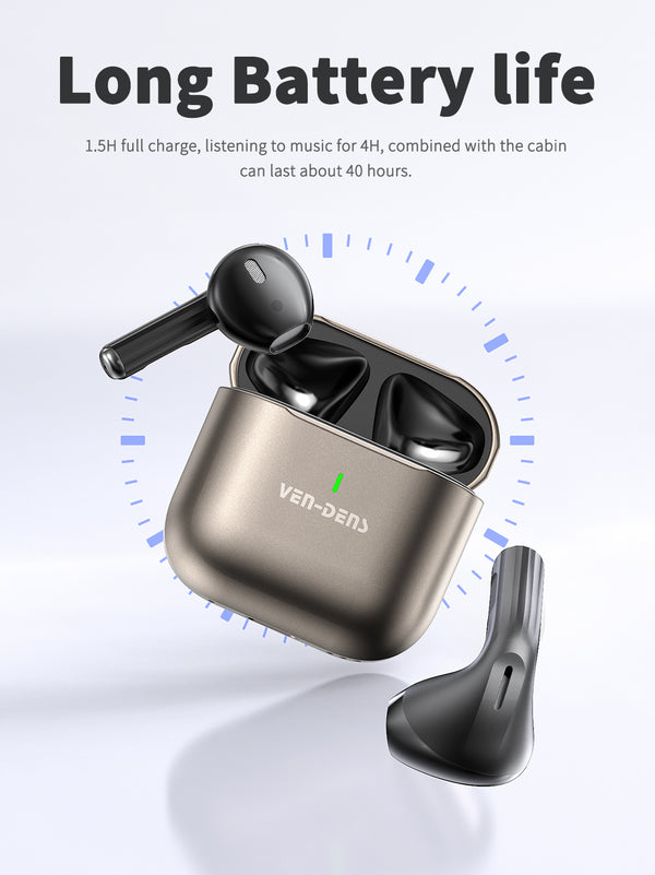 Vendens VD-BT037 Premium TWS Kablosuz Spor Kulaklık 60 Saat