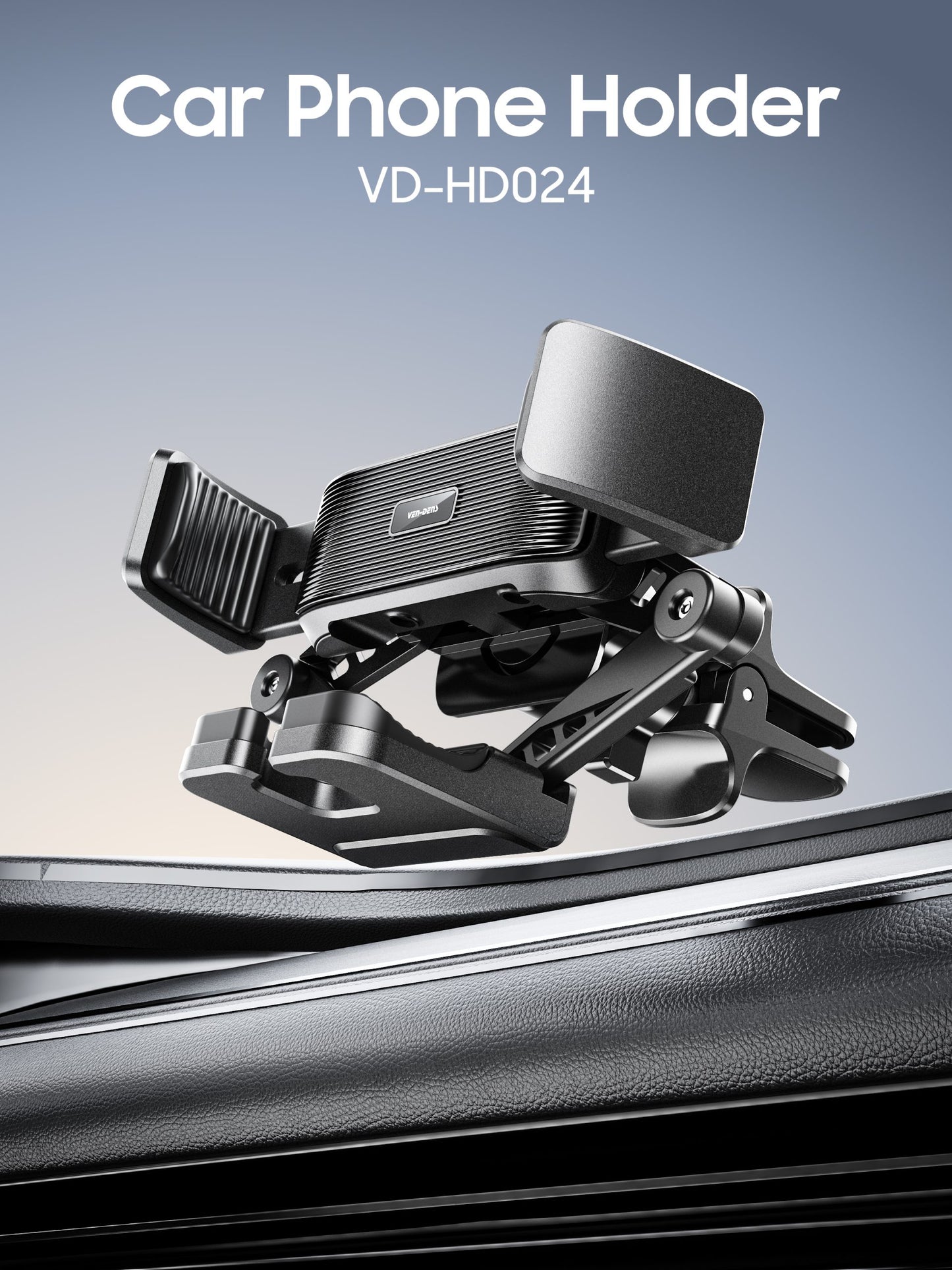 VD-HD024 Yüksek kaliteli ABS ve PC malzemeden üretilmiştir. Titreşime dayanıklı, stabil, tek elle kullanılabilen, akıllı telefonlar için havalandırma ızgarasına monte edilebilen araç içi tutucu.