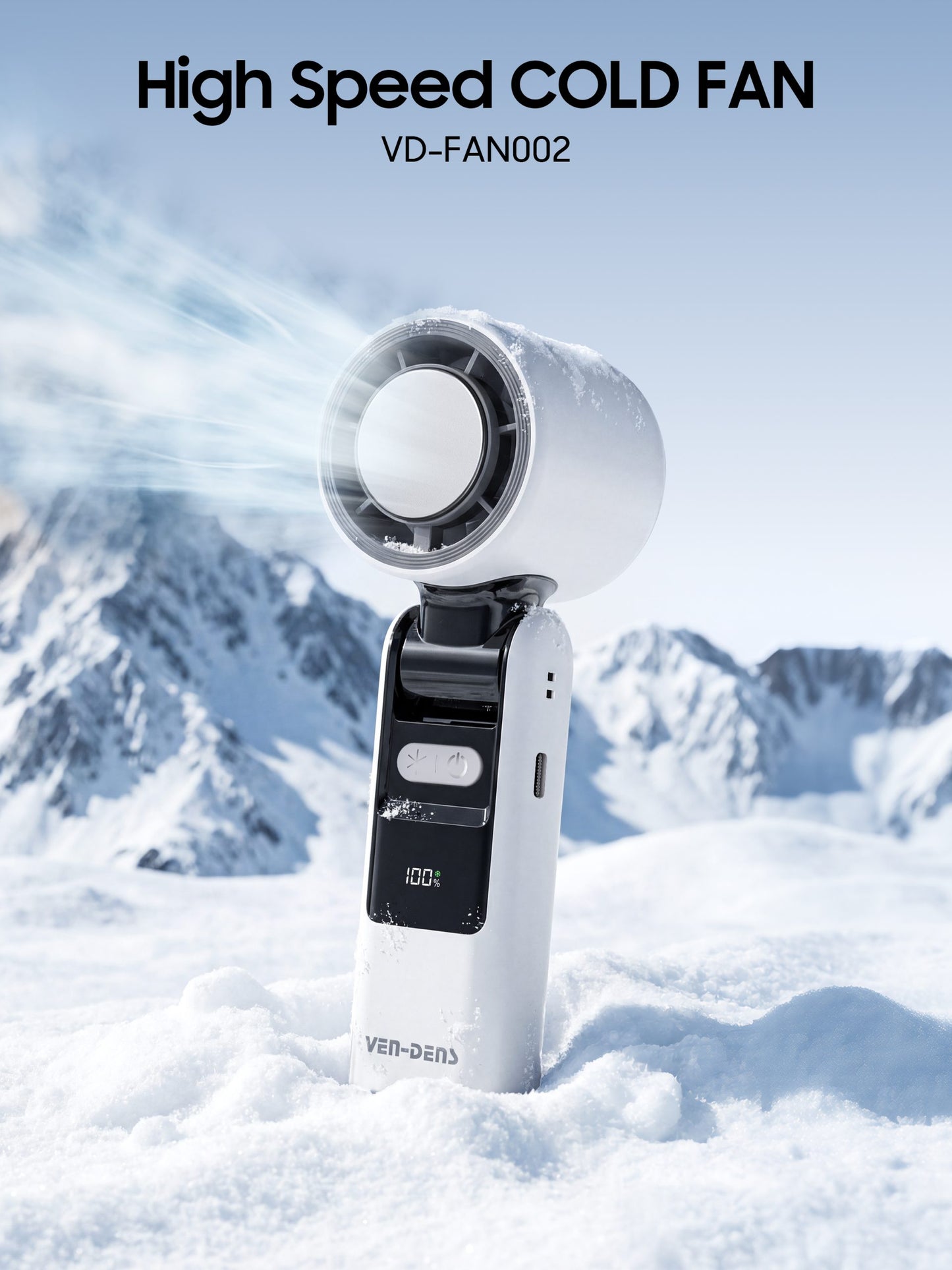 Vendens Taşınabilir Mini El Fanı, USB Şarjlı Kişisel Fan