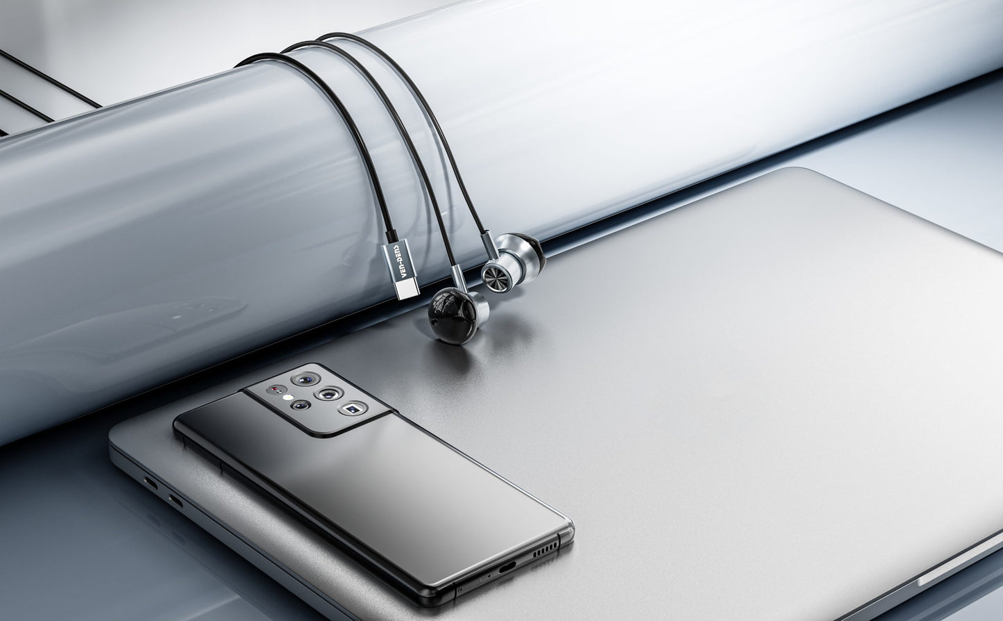 VD-EAR025 Toptan Fiyat Kablolu Kulaklık IP Port 120CM Mikrofonlu Kablolu Kulaklıklar Net Ses Kalitesi HD Stereo