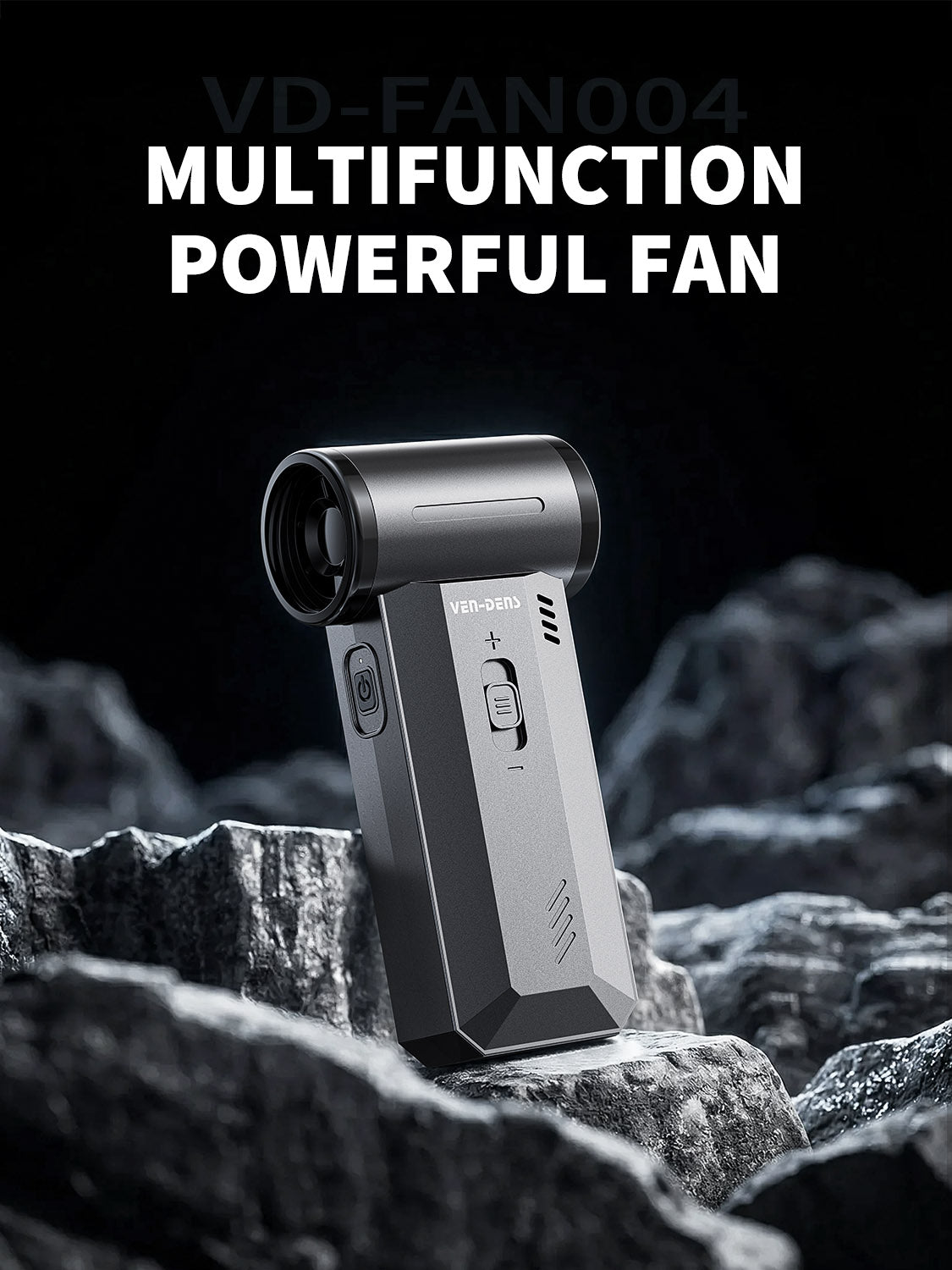 Vendens 8000mAh Uzun Pil Ömürlü Çok Fonksiyonlu Güçlü Fan