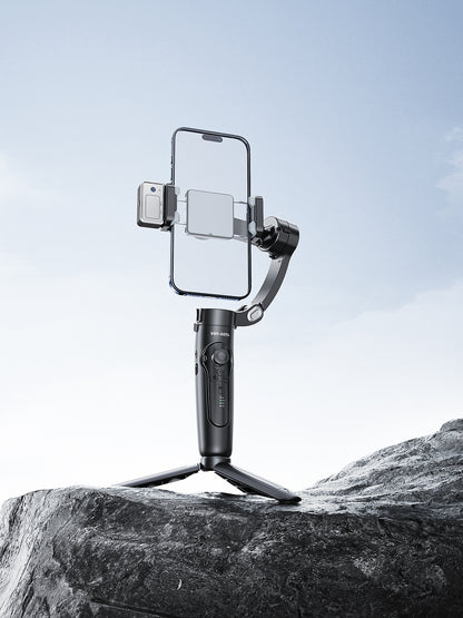 VD-SS11 Toptan Fiyatlı Akıllı Telefon Gimbal Sabitleyici, iPhone/Android için 4'ü 1 Arada 360° Döndürme Özellikli Selfie Çubuğu Tripod