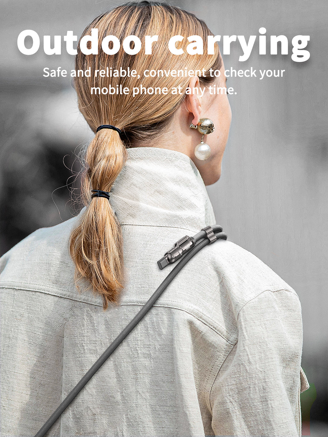 VD-DCS03 Toptan Fiyat 1.5M 4'ü 1 arada örgülü veri kablosu Çinko alaşım 60W hızlı şarj