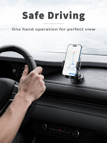 VD-HD046 Yüksek kaliteli, güçlü vantuzlu, katlanabilir telefon standı, araba/masaüstü için evrensel akıllı telefon tutucu.