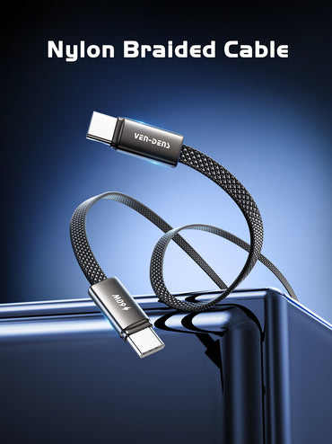 DC22CC Toptan fiyat özel teklif: Yüksek kaliteli çiplere sahip, evrensel, birinci sınıf 1 metrelik beyaz Type-C - Type-C 60W hızlı şarj veri kablosu.