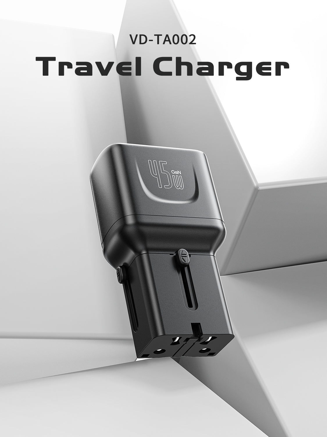 Vendens TravelMax 45W PD | 150+ Ülke Uyumlu Seyahat Şarj Cihazı