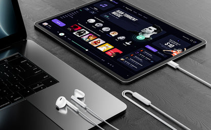 VD-EAR009 Toptan Fiyat Kablolu Kulaklık 3.5mm Jak Girişi 120CM Mikrofonlu Kablolu Kulaklıklar Net Ses Kalitesi HD Stereo