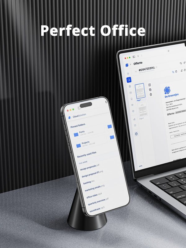 Vendens VD-HD056 Manyetik Premium Telefon Tutucu ve Standı 360°