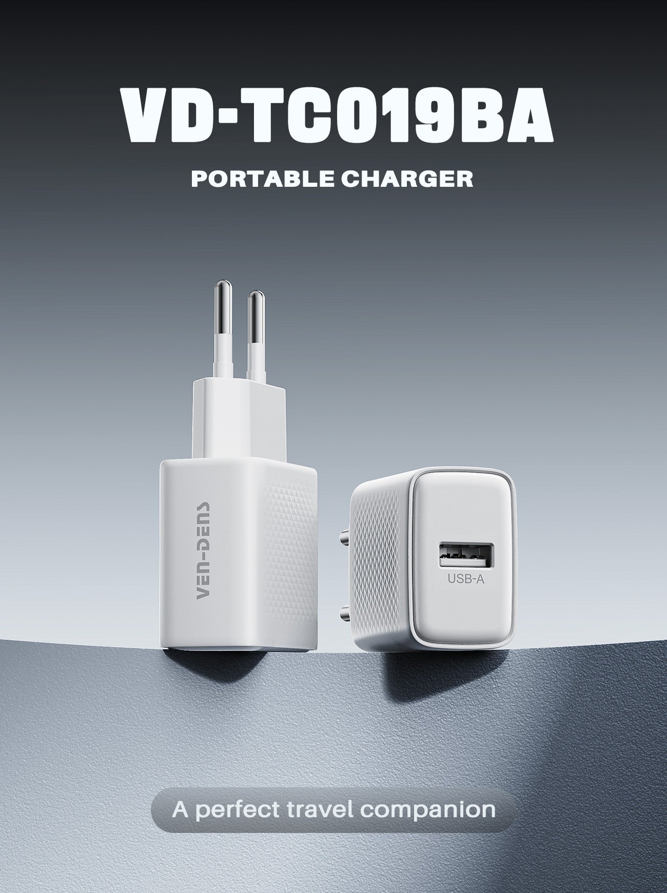 Vendens 10.5W Hızlı Şarj Cihazı PD 30W USB-C to Lightning Kablo Seti - Beyaz