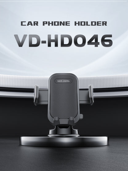 VD-HD046 Yüksek kaliteli, güçlü vantuzlu, katlanabilir telefon standı, araba/masaüstü için evrensel akıllı telefon tutucu.