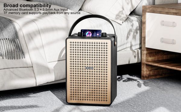 Vendens VD-SPK017 LED Işıklı Bluetooth Hoparlör - Premium Ses ve 12 Saat Pil