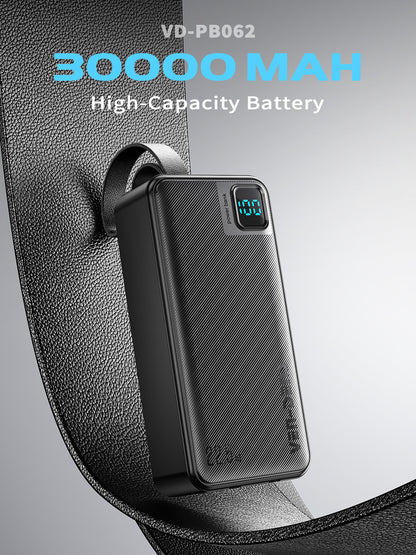 Ven-Dens VD-PB063 50000mAh Dahili Kablolu Yüksek Kapasiteli Powerbank