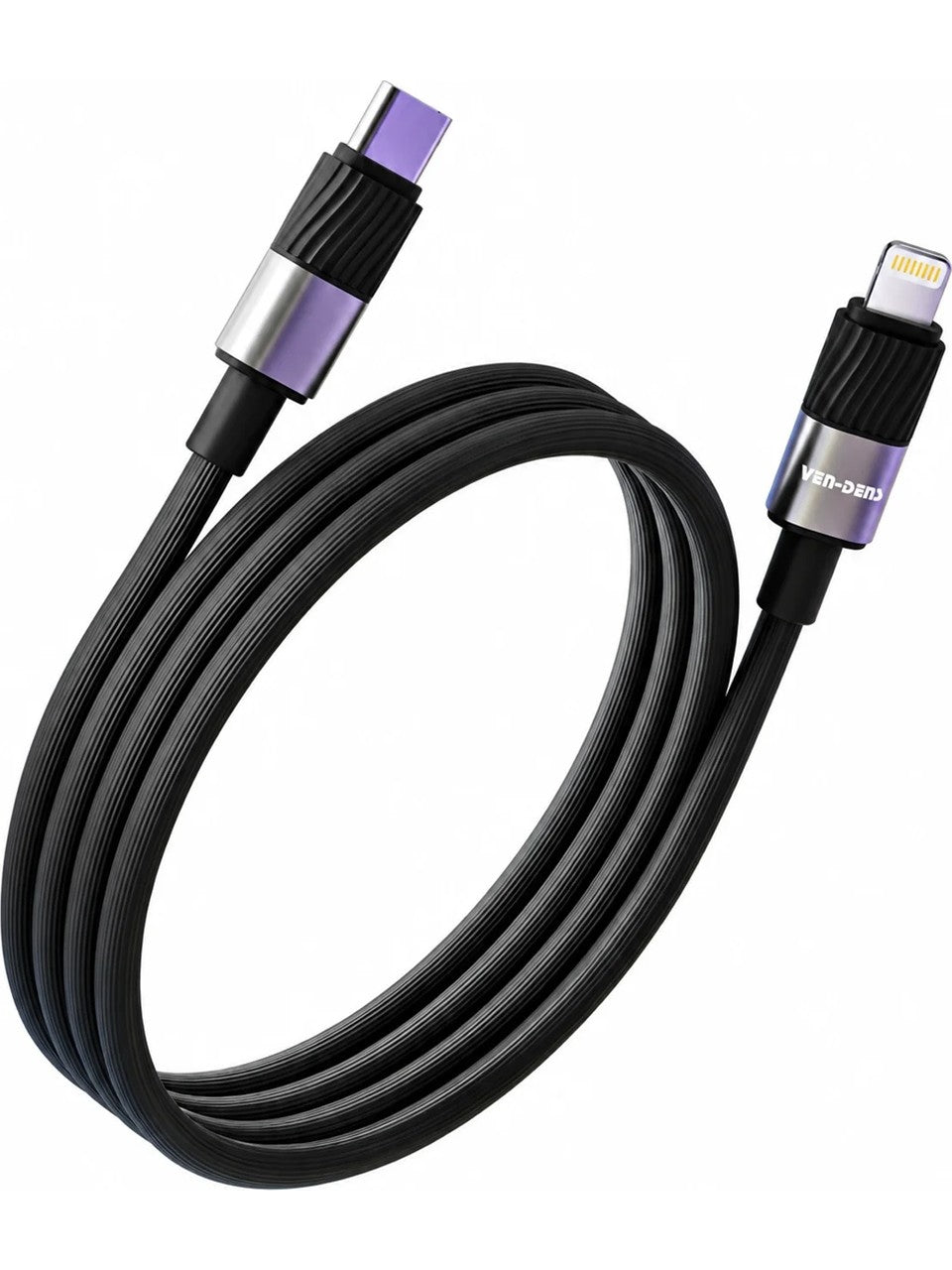 Ven-dens VD-DC08CL Type-C to Lightning PD 27W Hızlı Şarj ve Data Kablosu - 1 Metre