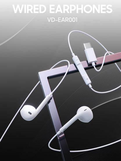 Vendens VD-EAR001 Type-C Kulaklık Mikrofonlu Premium Ses Kalitesi