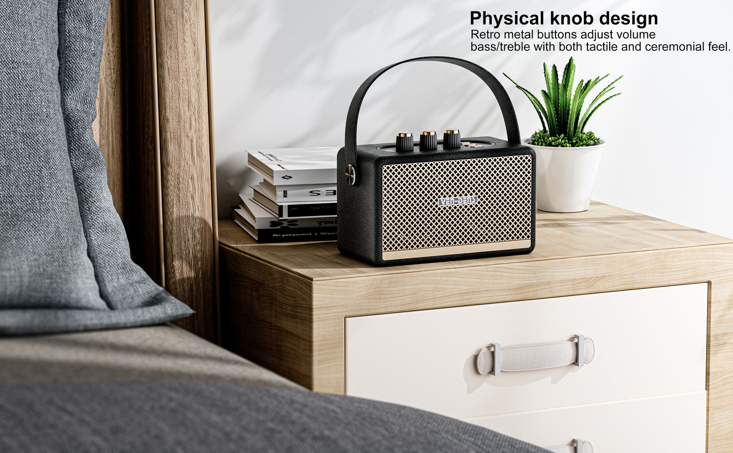 Vendens VD-SPK011 Işıklı Bluetooth Hoparlör - Su Geçirmez, 30 Saat Pil