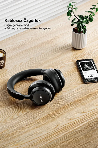 Vendens VD-HP017 Bluetooth Kulaklık, HD Stereo Ses, 40mm Sürücü, Bluetooth 5.4, 20 Saat Kullanım