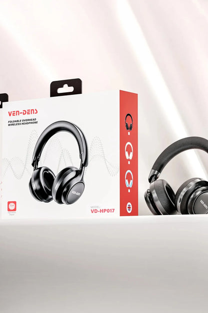Vendens VD-HP017 Bluetooth Kulaklık, HD Stereo Ses, 40mm Sürücü, Bluetooth 5.4, 20 Saat Kullanım
