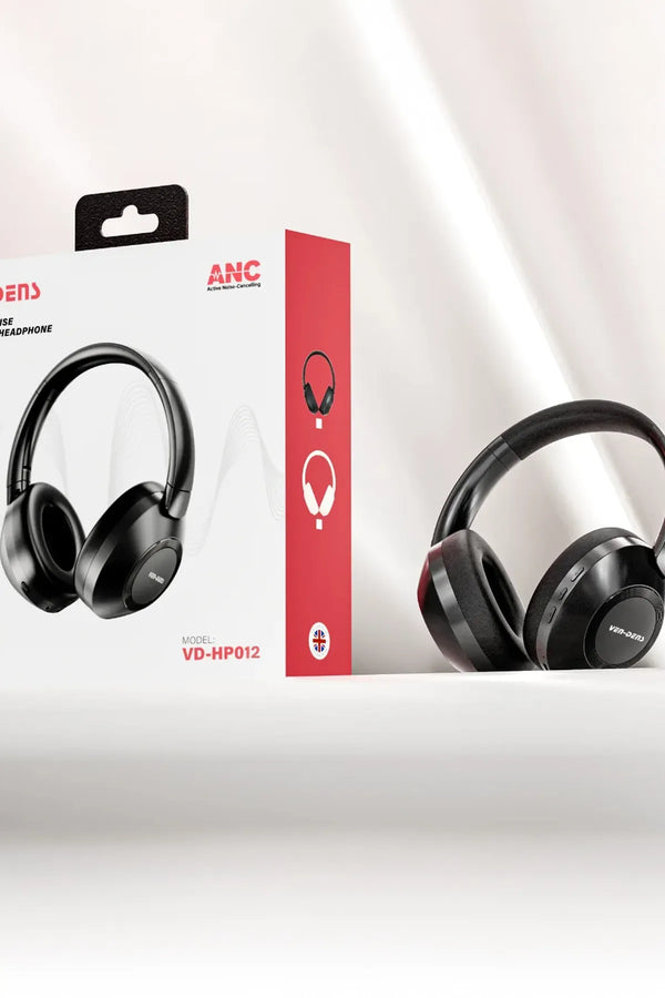 Vendens VD-HP012 Bluetooth Kulaklık, 40mm HD Stereo Ses, Bluetooth 5.3, 40 Saat Kullanım, Gürültü Önleyici