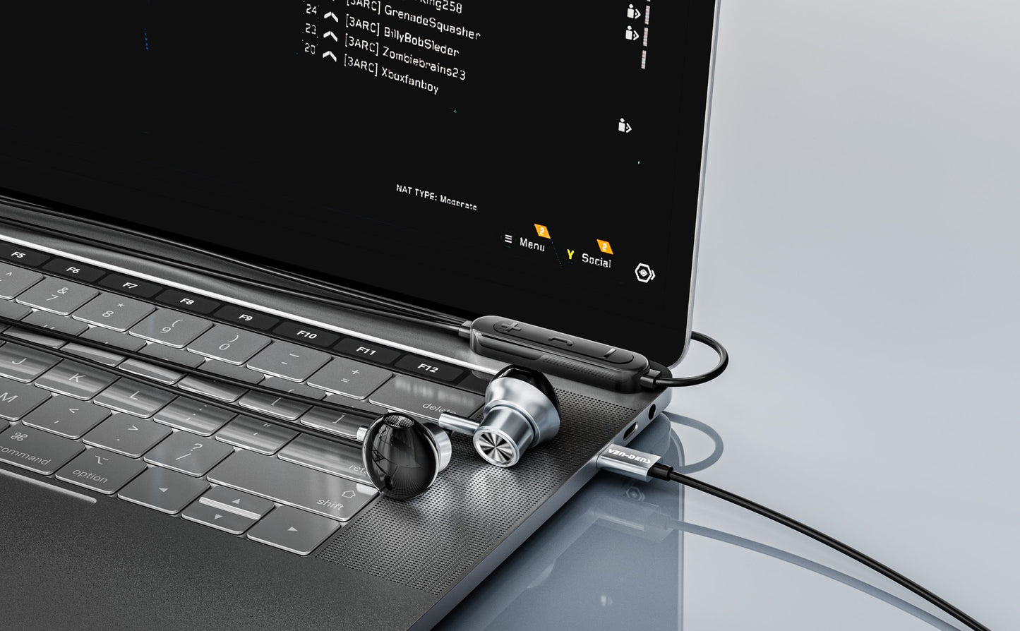 VD-EAR025 Toptan Fiyat Kablolu Kulaklık IP Port 120CM Mikrofonlu Kablolu Kulaklıklar Net Ses Kalitesi HD Stereo