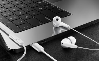 VD-EAR007 Toptan Fiyat Kablolu Kulaklık 3.5mm Jaklı Mikrofonlu Kablolu Kulaklıklar Net Ses Kalitesi