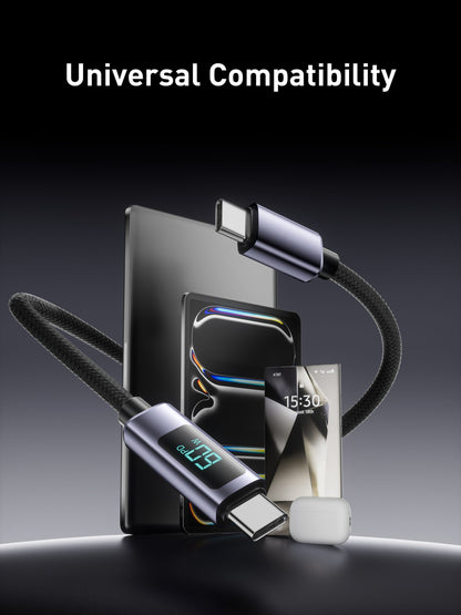 VD-DCN05 Toptan Fiyat yüksek kaliteli 60W USB-C - USB-C 1M siyah Veri Kablosu