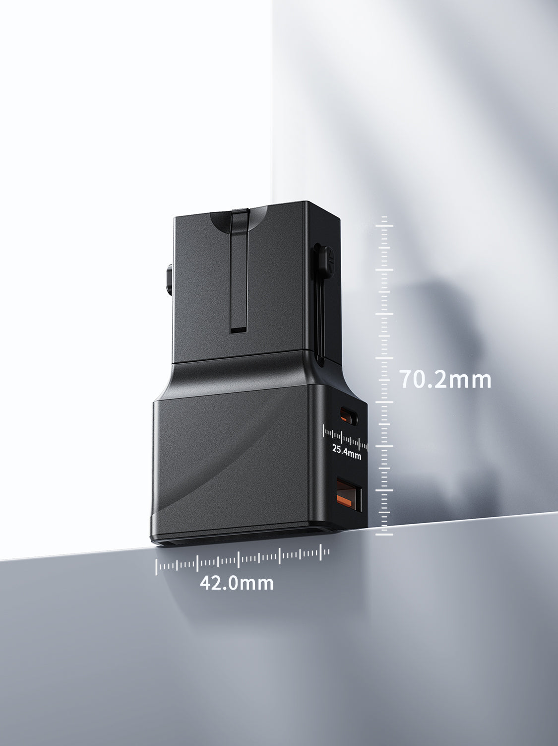 Vendens TravelMax 25W | 150+ Ülke Uyumlu Seyahat Şarj Cihazı