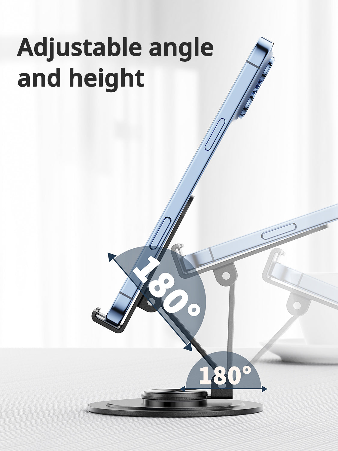 VD-HD061 Yüksek kaliteli, sağlam telefon standı, evrensel akıllı telefon tutucu, çok yönlü ayar desteği.