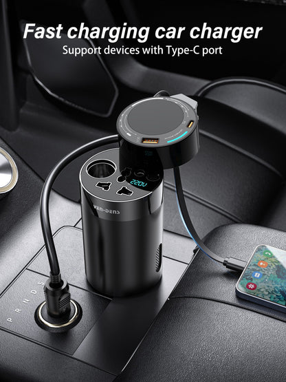Vendens DriveMax 200W Araç Güç İstasyonu | Çakmaklık Priz ve DC Çıkış