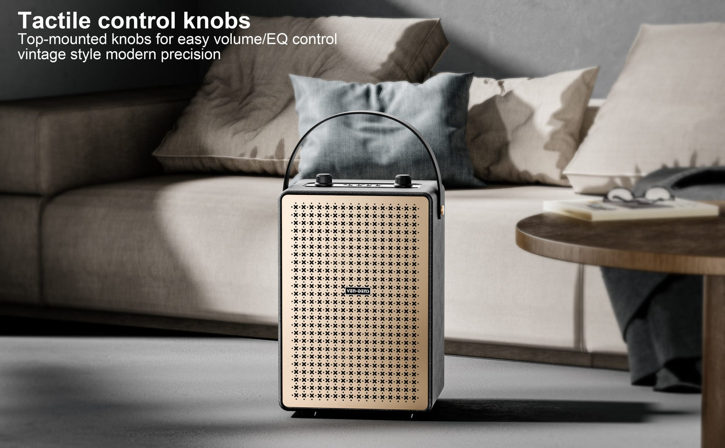 Vendens VD-SPK017 LED Işıklı Bluetooth Hoparlör - Premium Ses ve 12 Saat Pil