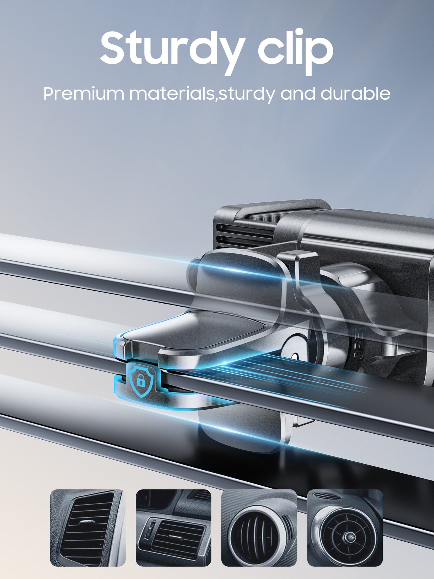 VD-HD024 Yüksek kaliteli ABS ve PC malzemeden üretilmiştir. Titreşime dayanıklı, stabil, tek elle kullanılabilen, akıllı telefonlar için havalandırma ızgarasına monte edilebilen araç içi tutucu.