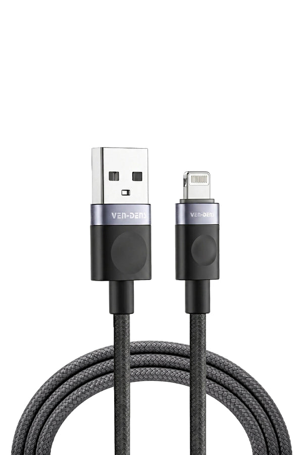 Vendens VD-DCM02 Premium Örgülü iPhone Uyumlu Lightning Hızlı Şarj Kablosu