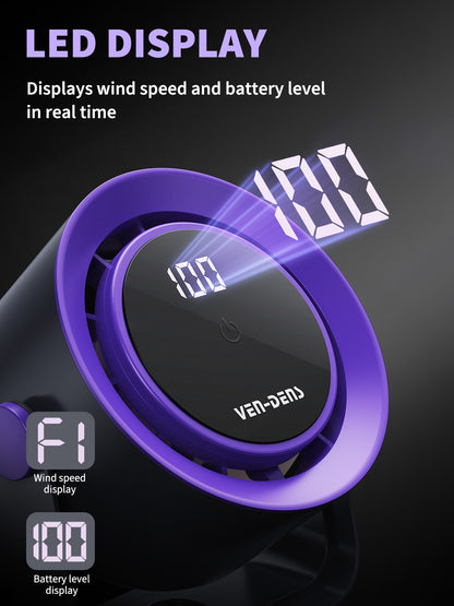 Vendens 1800mAh Uzun Pil Ömürlü Masaüstü Dolaşım Fanı