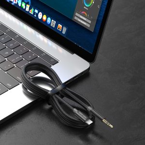 Vendens VD-AUX002 Type-C to AUX Ses Adaptörü | 136D Ses Çipli HD Kalite