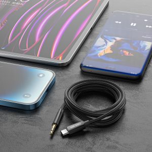 Vendens VD-AUX002 Type-C to AUX Ses Adaptörü | 136D Ses Çipli HD Kalite