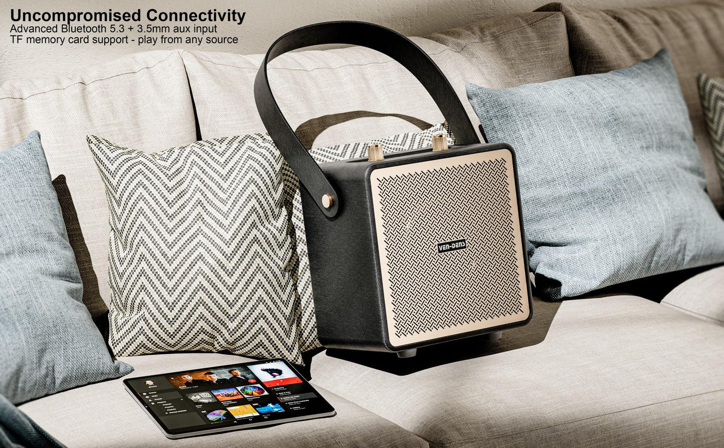 VD-SPK014 Yeni Ürün: Yüksek Kaliteli, Taşınabilir, Hafif, Renkli Bluetooth Hoparlör, Uzun Pil Ömrü, Net Ses, Ev, Dış Mekan, Parti İçin