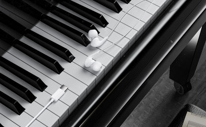 VD-EAR007 Toptan Fiyat Kablolu Kulaklık 3.5mm Jaklı Mikrofonlu Kablolu Kulaklıklar Net Ses Kalitesi