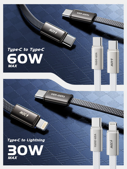 DC22CC Toptan fiyat özel teklif: Yüksek kaliteli çiplere sahip, evrensel, birinci sınıf 1 metrelik beyaz Type-C - Type-C 60W hızlı şarj veri kablosu.