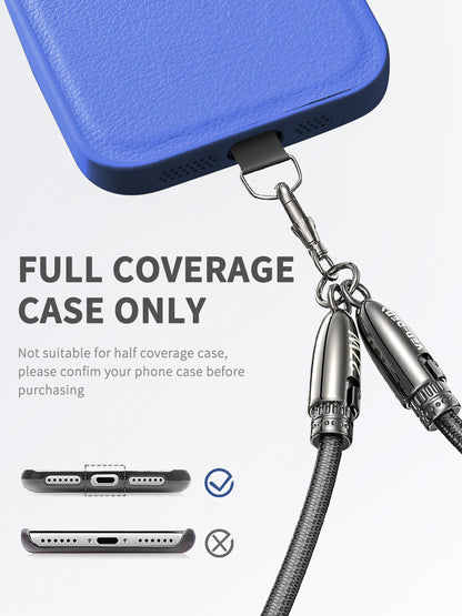 VD-DCS01 Toptan Fiyat 1.2M Type-C - IP kordonlu örgülü veri kablosu Çinko alaşım 27W hızlı şarj