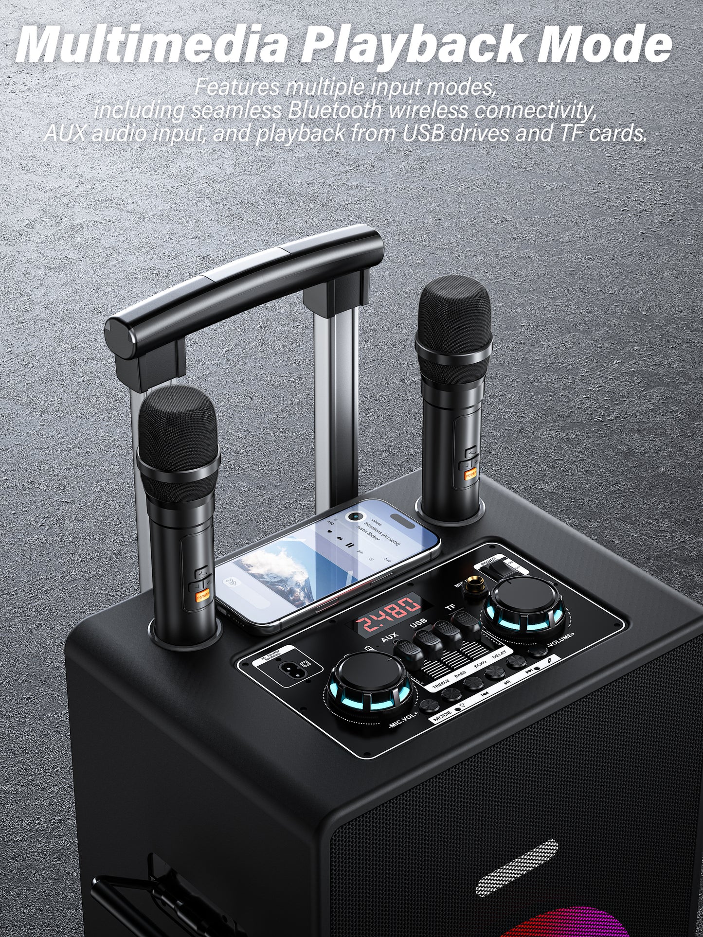 Vendens PartyCore 8” Taşınabilir Bluetooth Hoparlör